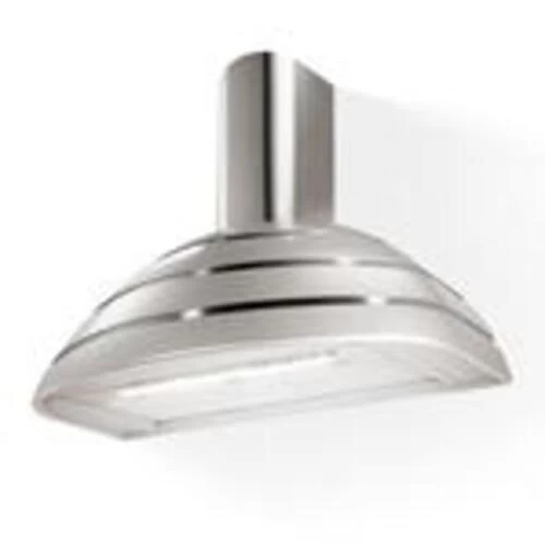 شفاط مثبت على الحائط معدني قوة شفط 420 م³، عرض 90 سم